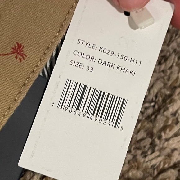 Jachs New York NWT Stretch Twill palm tree print khaki shorts - Picture 3 of 14